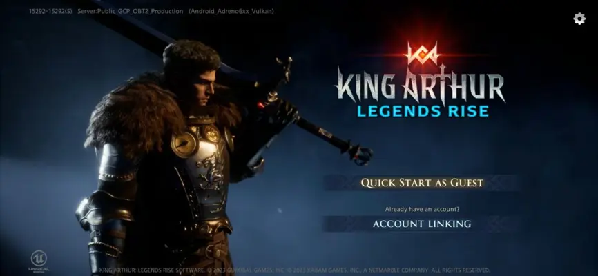 King Arthur Legends Rise android App screenshot 0